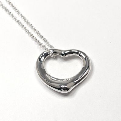 ティファニー ネックレス オープンハート エルサペレッティ シルバー
