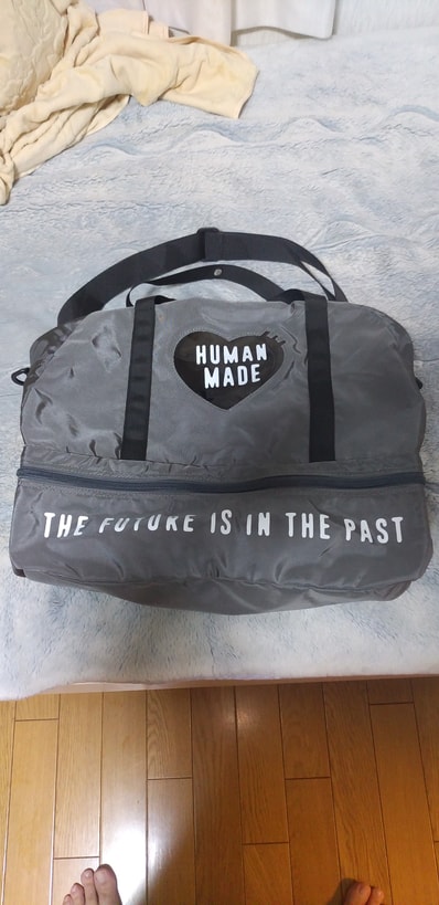 HUMAN MADE Boston Bag "Grey"
