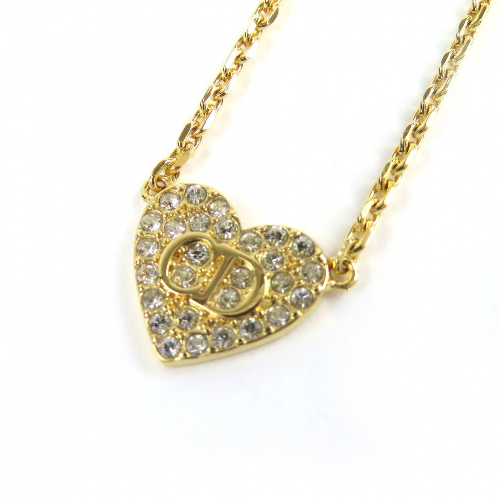 極美品 クリスチャンディオール ネックレス Clair D Lune ハート