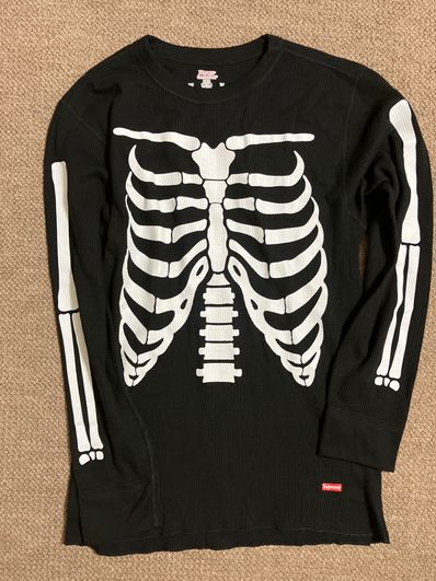 Supreme / Hanes Bones Thermal Crew (1 Pack) "Black"(21FW)