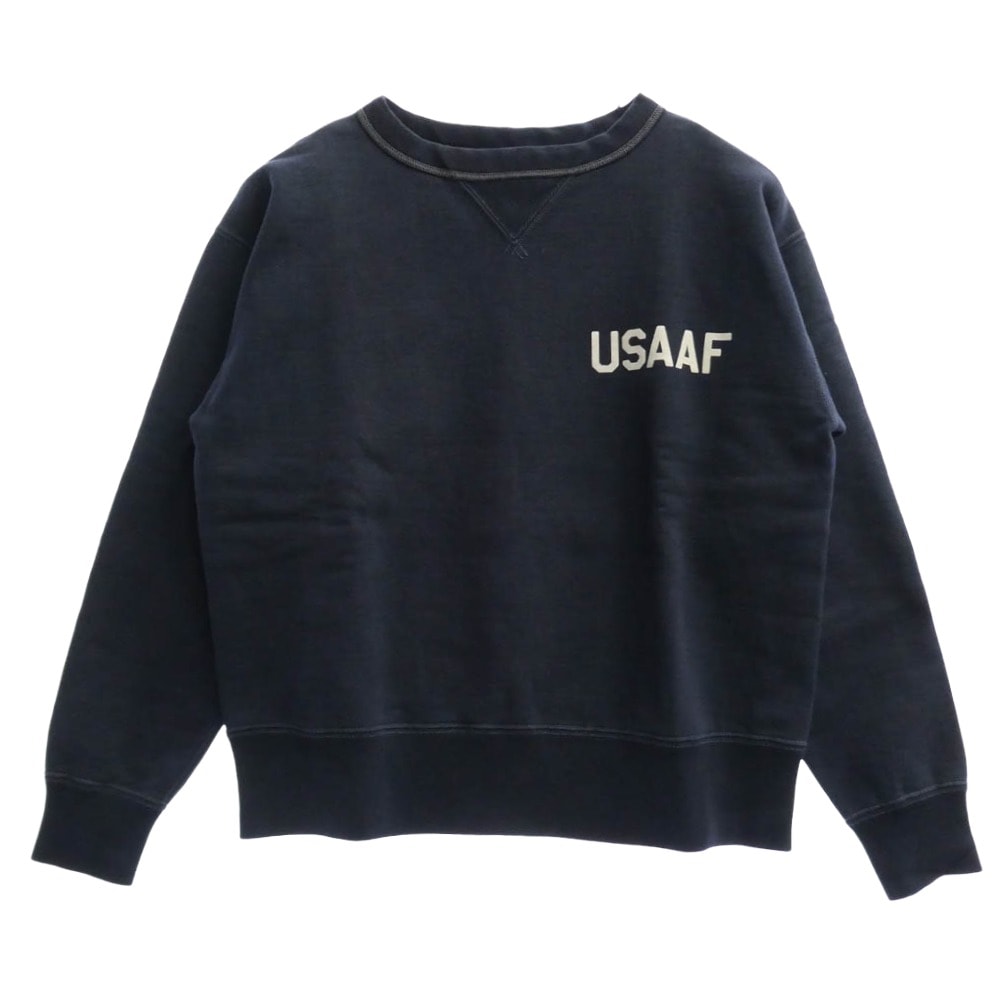 The REAL McCOY'S ザリアルマッコイズ スウェット USAAF 両V スウェット ネイビー系 L【中古】