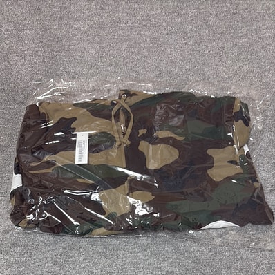 Supreme Big Logo Zip Up Hooded Sweatshirt "Woodland Camo"