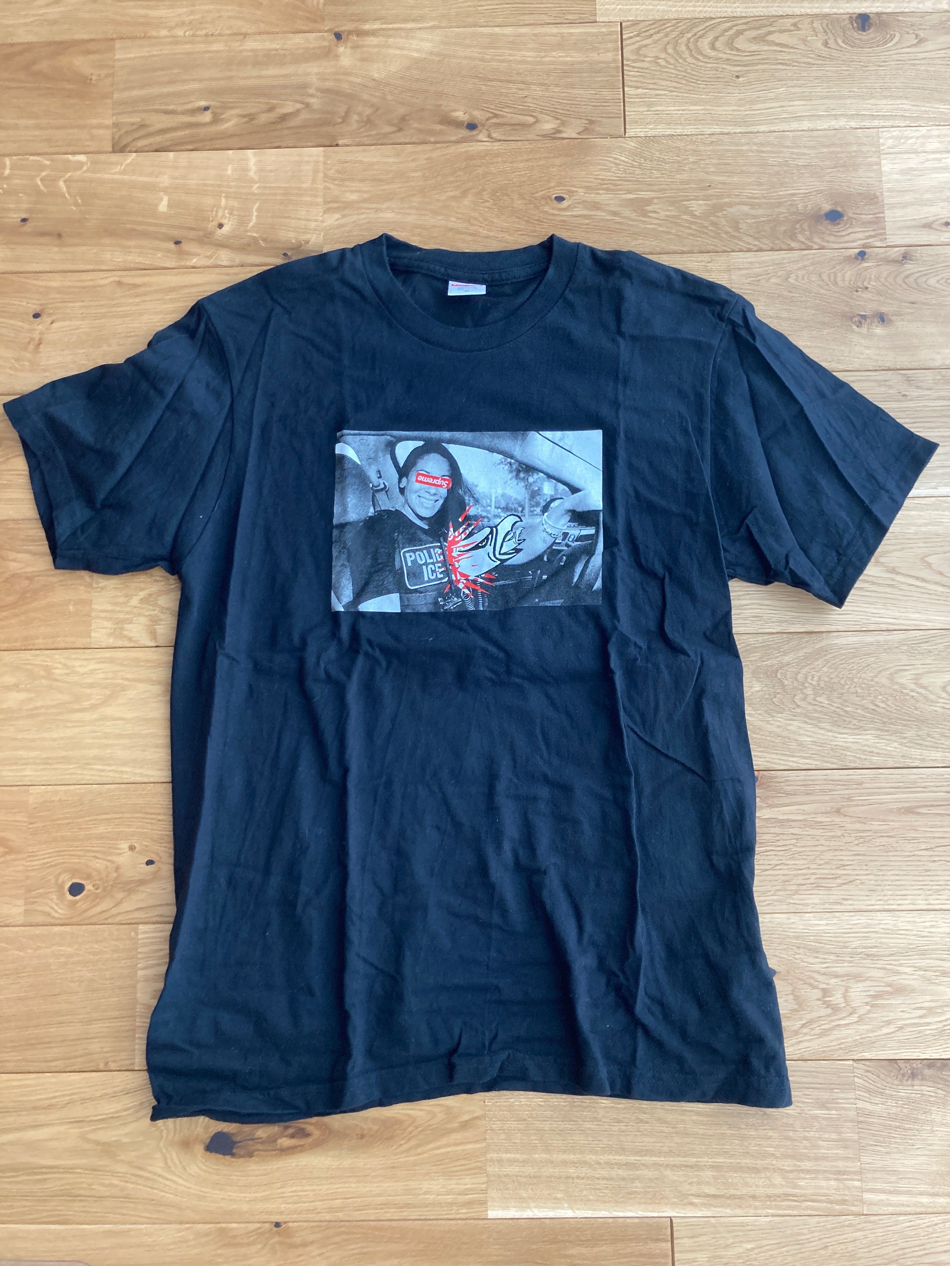 Supreme / Anti Hero ICE Tee "Black"