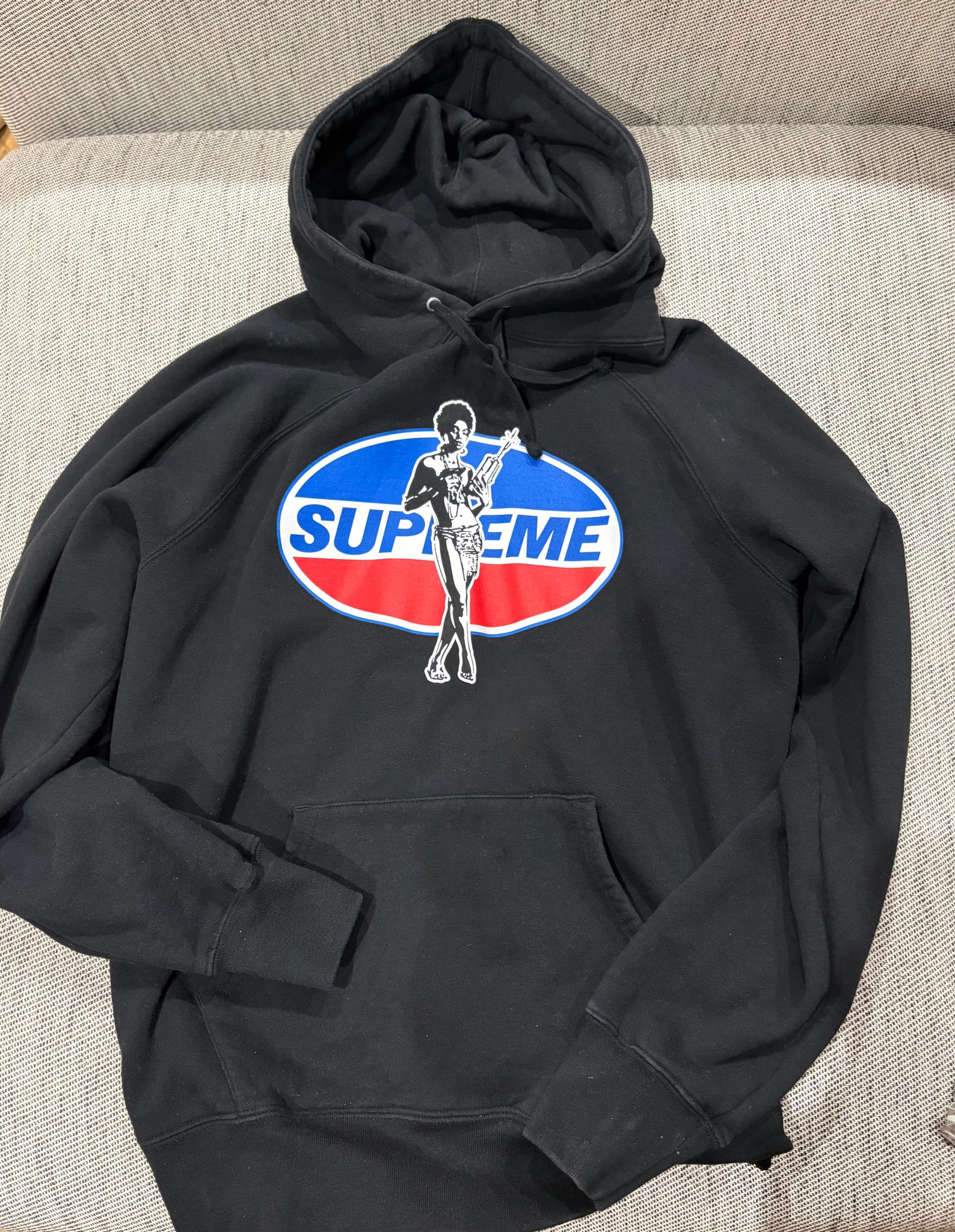 Supreme x HYSTERIC GLAMOUR Hooded Sweatshirt "Black"