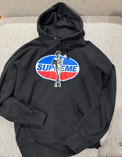 Supreme x HYSTERIC GLAMOUR Hooded Sweatshirt "Black"