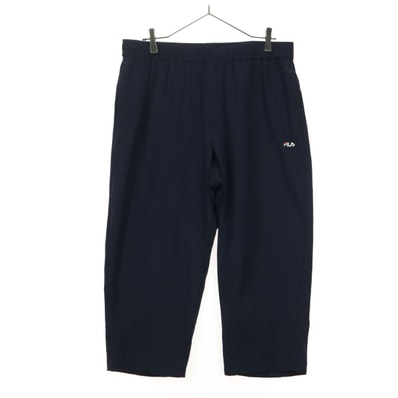 FILA フィラ ワンポイントロゴ 七分丈 パンツ 2XL ダークネイビー系