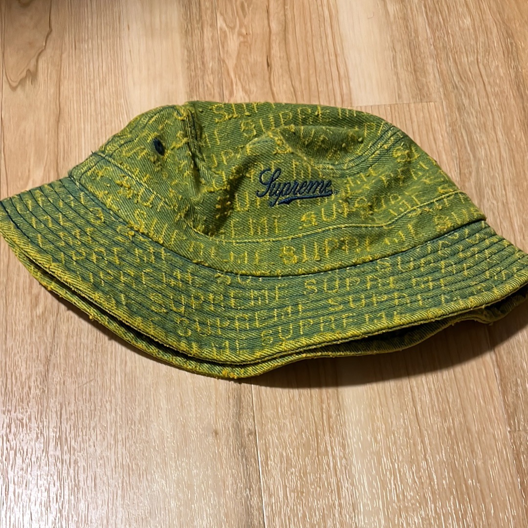 Supreme Needle Punch Denim Crusher "Green"