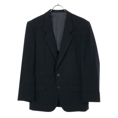 Paul Smith LONDON ポールスミスロンドン 格子柄 テーラードジャケット 90A4 ブラック