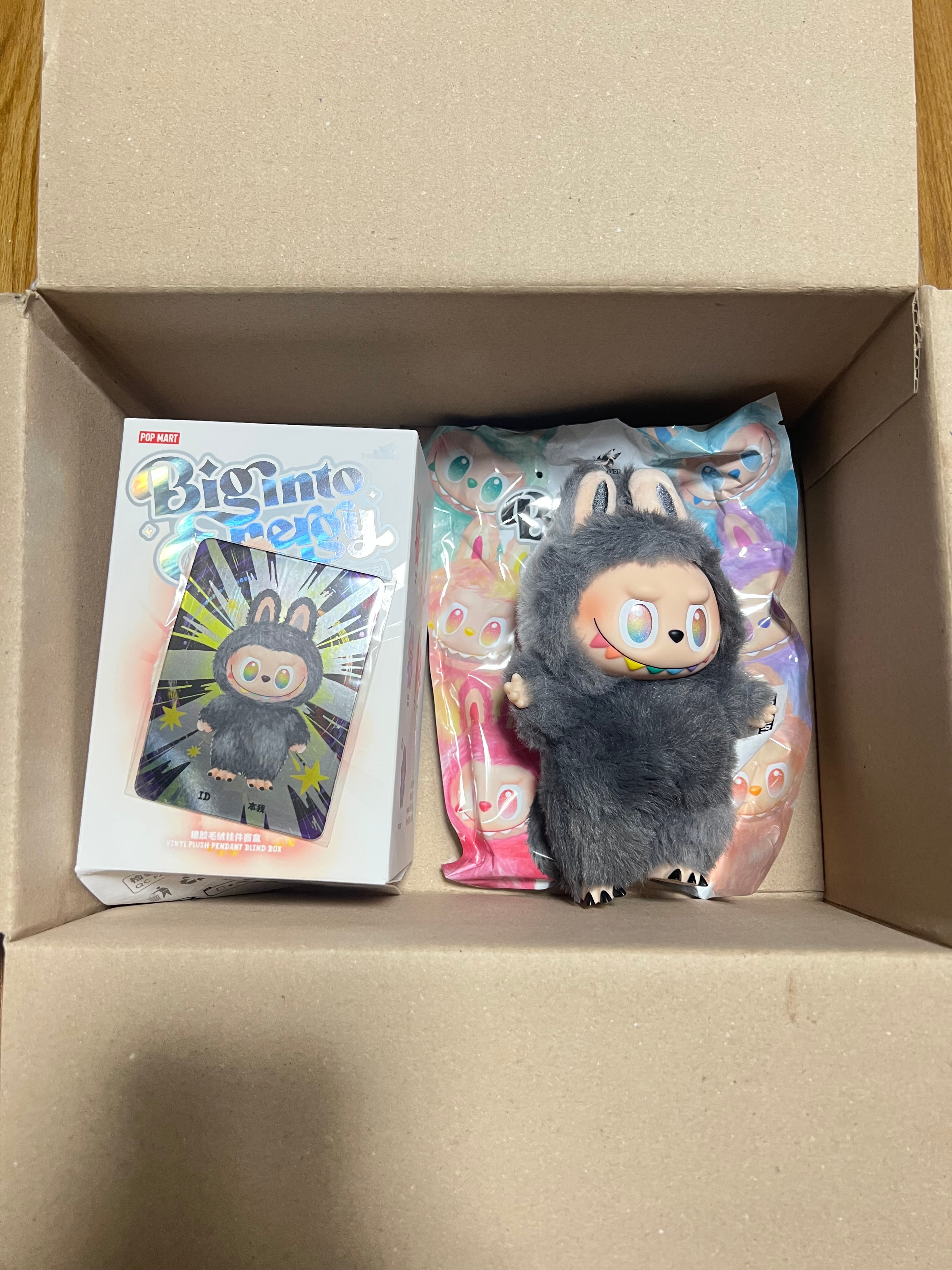 POP MART THE MONSTERS (LABUBU) Big into Energy Series Plush Pendant ID (Secret)