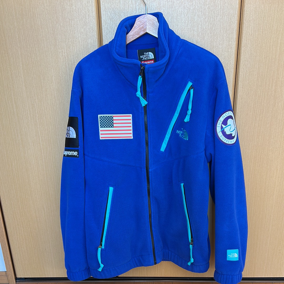 Supreme x The North Face Polartec Fleece Jacket "Blue"