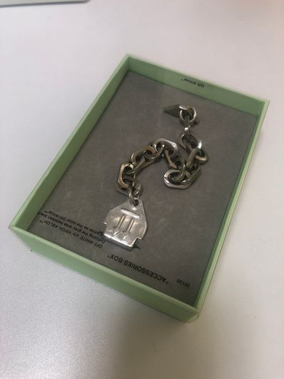 シルバーHexnutチェーンブレスレット