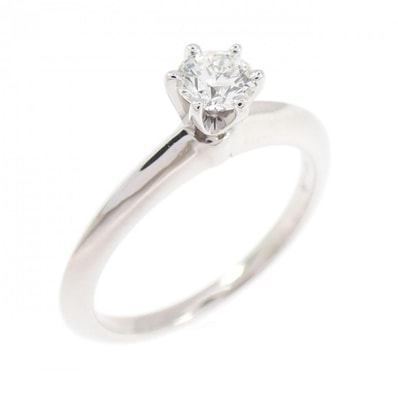 ティファニー クラシックソリティア リング 0.23CT I VS1 3EXT
