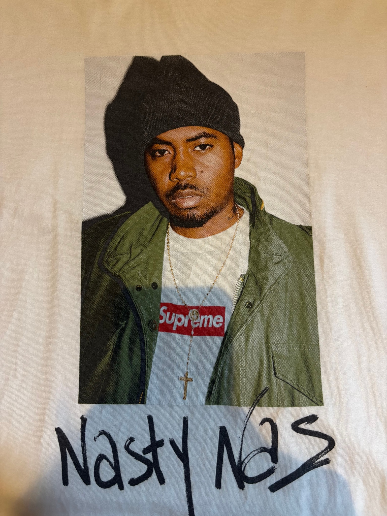 Supreme Nas Tee "White"