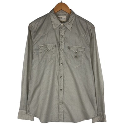 古着 ラルフローレン Ralph Lauren DENIM&SUPPLY デニム&サプライ 総柄 長袖 ウエスタンシャツ メンズM相当/eaa612405