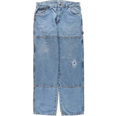 古着 ディッキーズ Dickies Relaxed Fit ダブルニー デニムペインターパンツ メンズw34相当/eaa649412