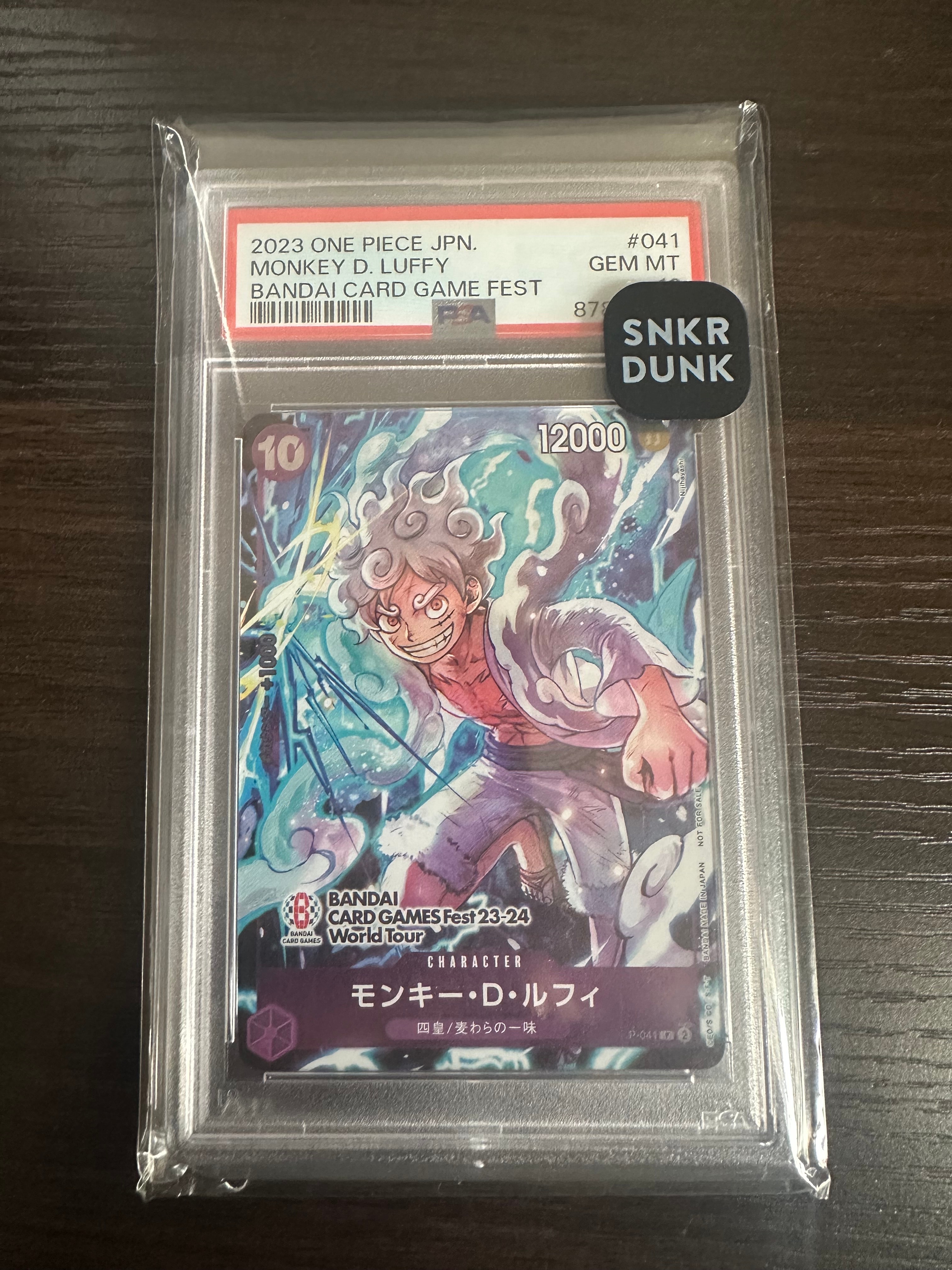 PSA10】モンキー・D・ルフィ P [P-041] (BANDAI CARD GAMES Fest23-24