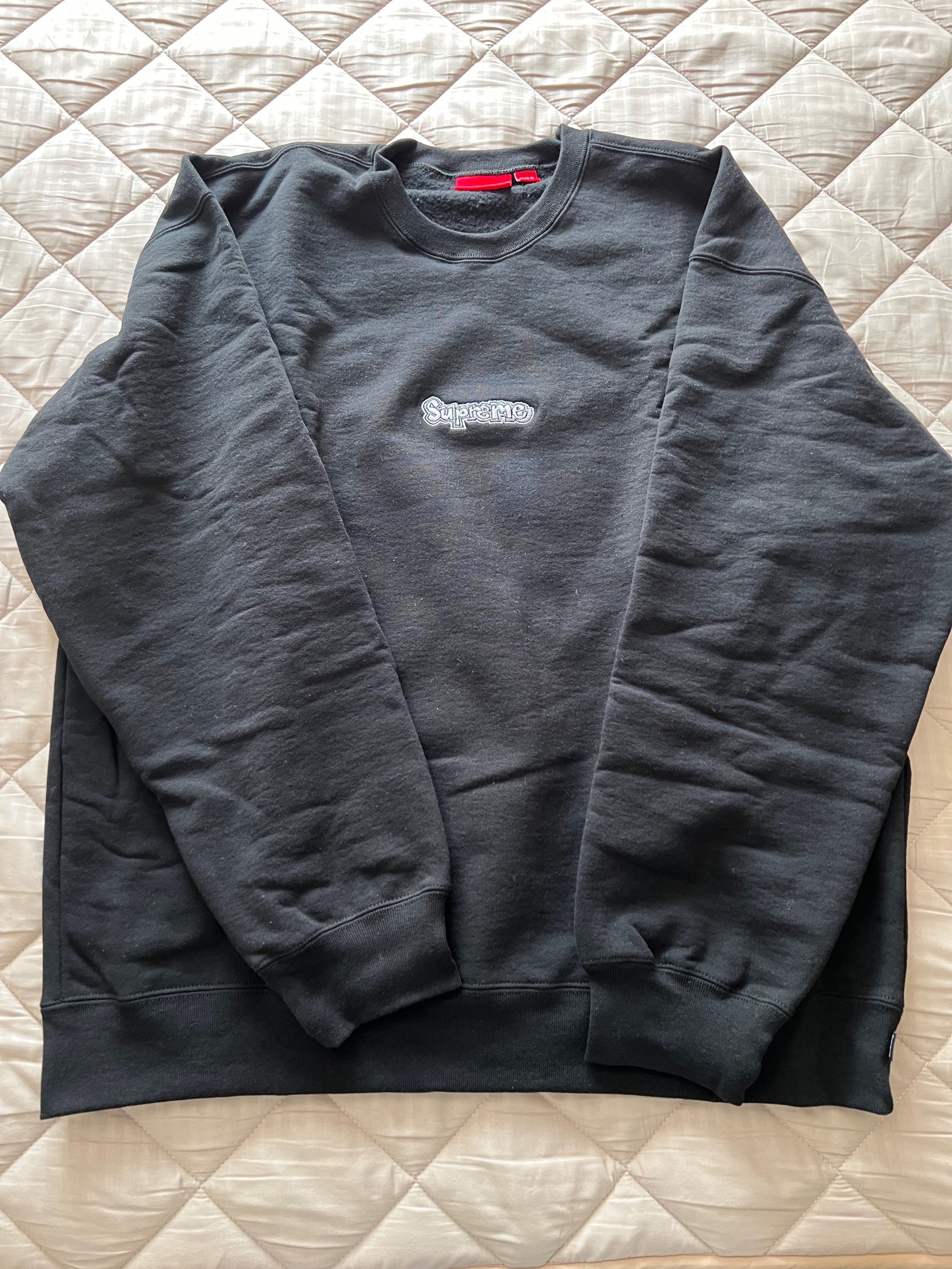 Supreme Gonz Logo Crewneck "Black"