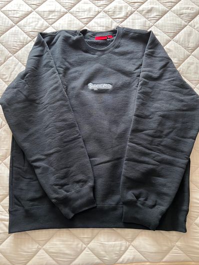 Supreme Gonz Logo Crewneck "Black"