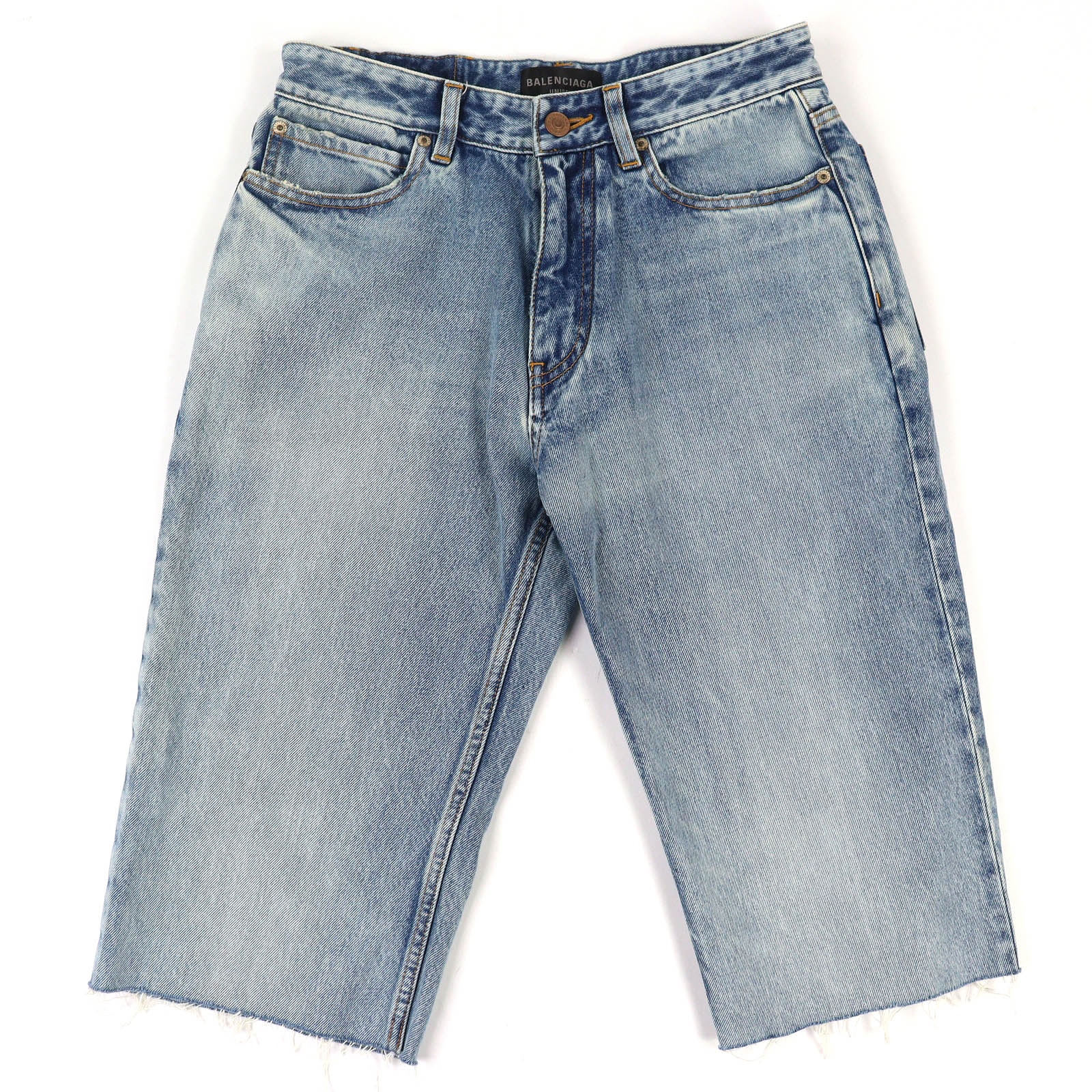 極美品 バレンシアガ デニムパンツ インディゴブルー メンズ M 753212
