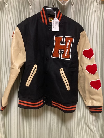 HUMAN MADE Varsity Jacket "Black"