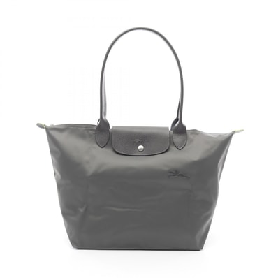 ロンシャン Longchamp ル プリアージュ グリーン L ショルダーバッグ バッグ キャンバス レザー レディース グレー系 L1899919P66 【新品】