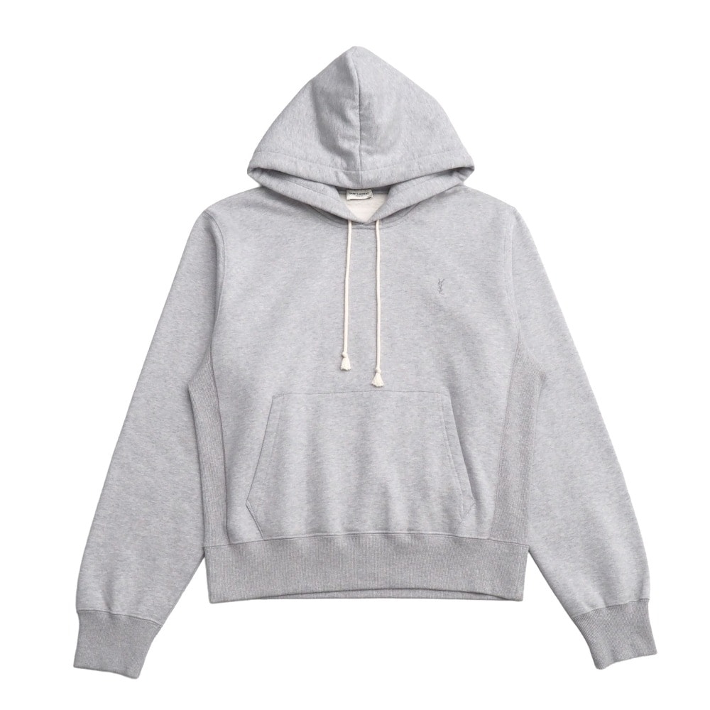 ■美品■2023年製■SAINT LAURENT PARIS サンローランパリ パーカー サイズL スウェット フーディー プルオーバー YSLロゴ イタリア製 ブランド古着【中古】20260911/RB0921