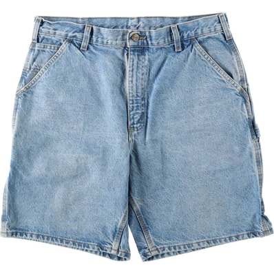 古着 カーハート Carhartt デニムペインターショーツ ショートパンツ メンズw36相当/eaa648117