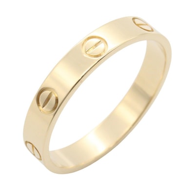 カルティエ CARTIER ミニラブリング リング・指輪 ジュエリー K18(イエローゴールド) メンズ レディース ゴールド系 B4085000 【中古】