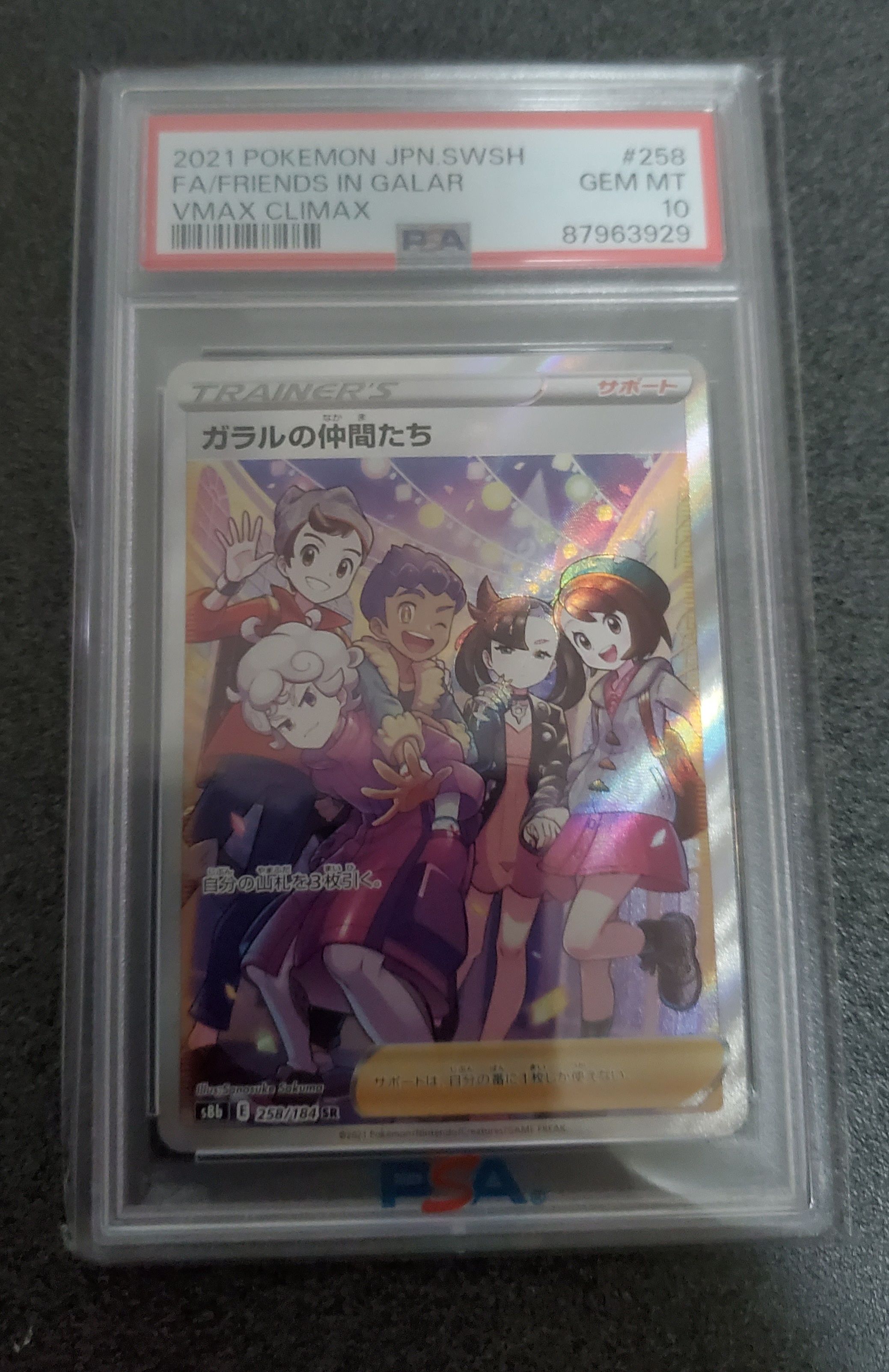 ガラルの仲間たち SR[S8b 258/184](ハイクラスパック「VMAXクライマックス」)