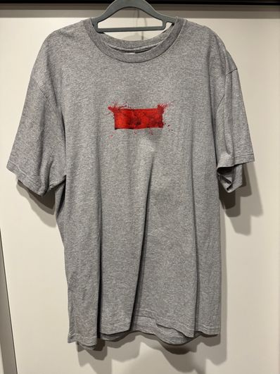 Supreme Ralph Steadman Box Logo Tee "Grey"