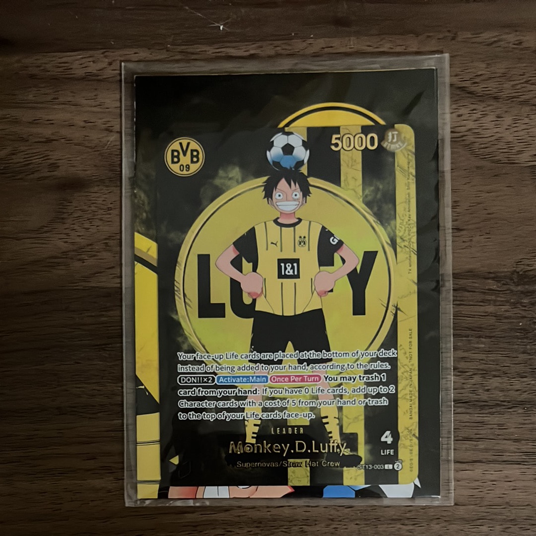 モンキー・D・ルフィ L [ST13-003]【英語版】(プロモーションカード「ボルシアドルトムント × ONE PIECE マッチデー 2025」)
