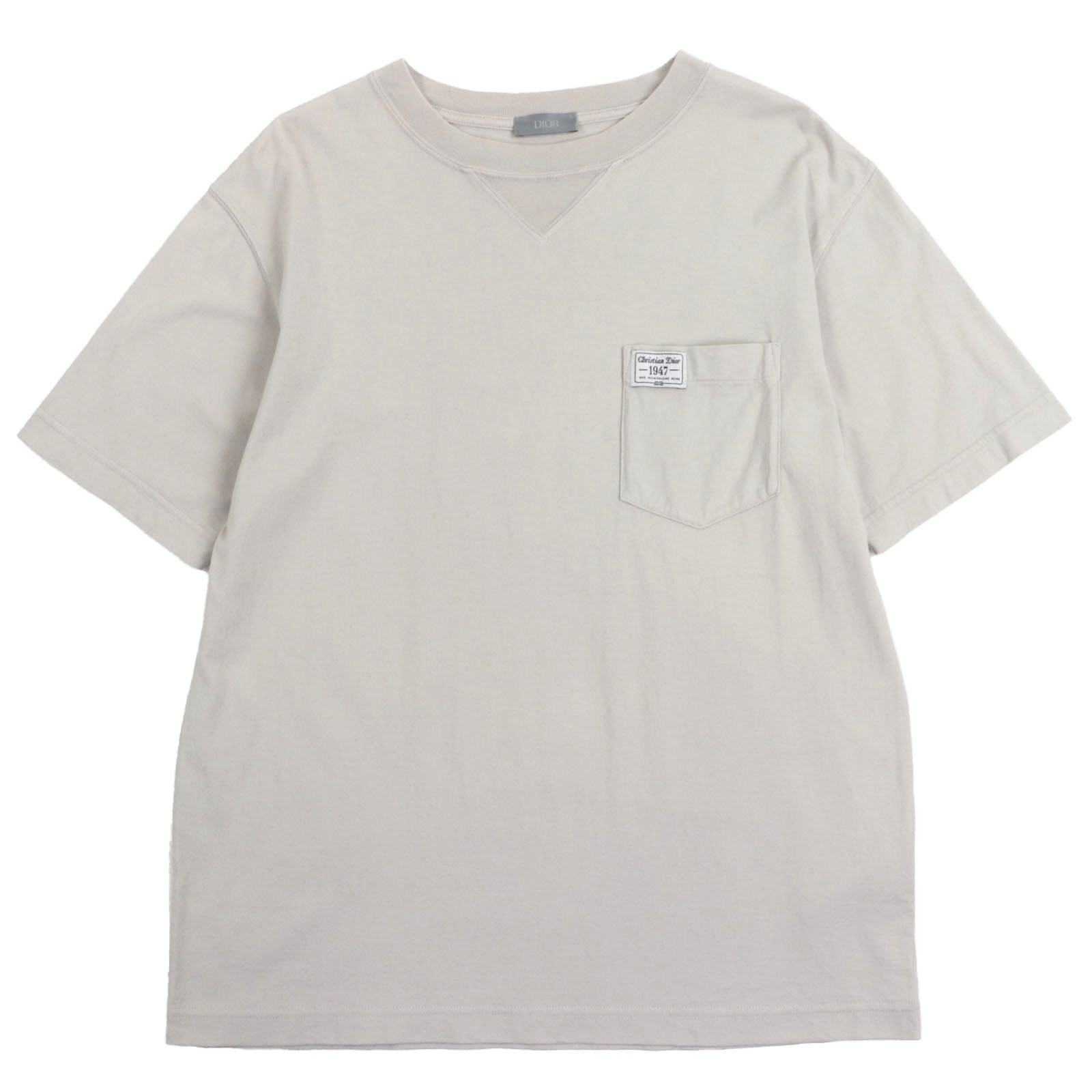 美品 ディオール オム 半袖Tシャツ グレー XS 243J634B0677