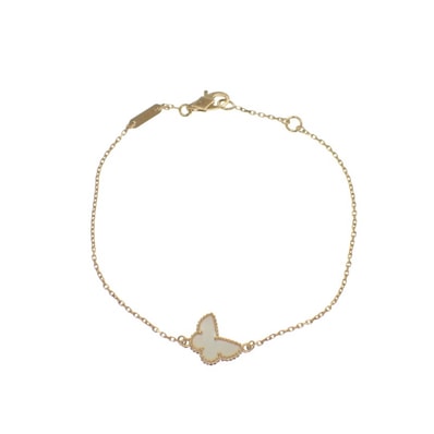 ヴァンクリーフ&アーペル Van Cleef & Arpels スウィート パピヨン VCARF69000 ブレスレット K18イエローゴールド ゴールド マザーオブパール レディース【中古】【Aランク】