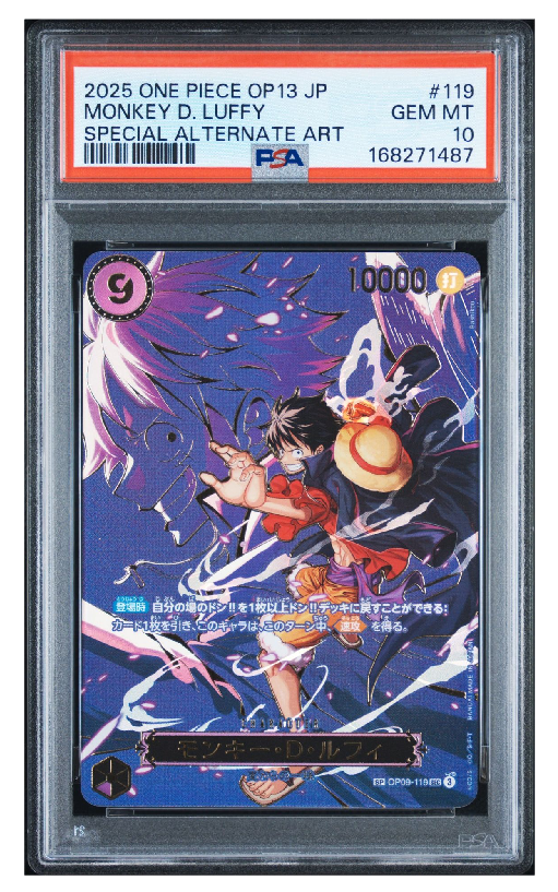Monkey.D.Luffy SEC-SPC [OP09-119](Booster Pack "CARRYING ON HIS WILL")