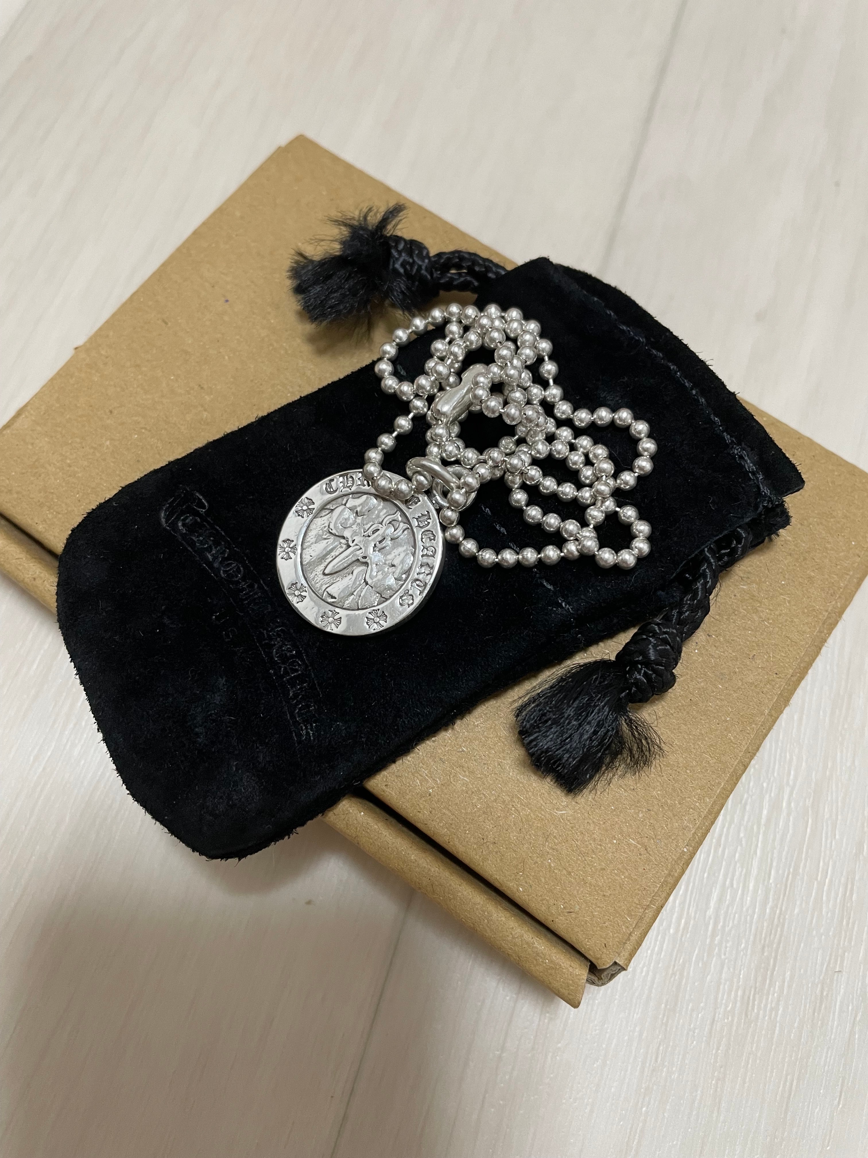 Chrome Hearts Angel Medal Charm "Silver"