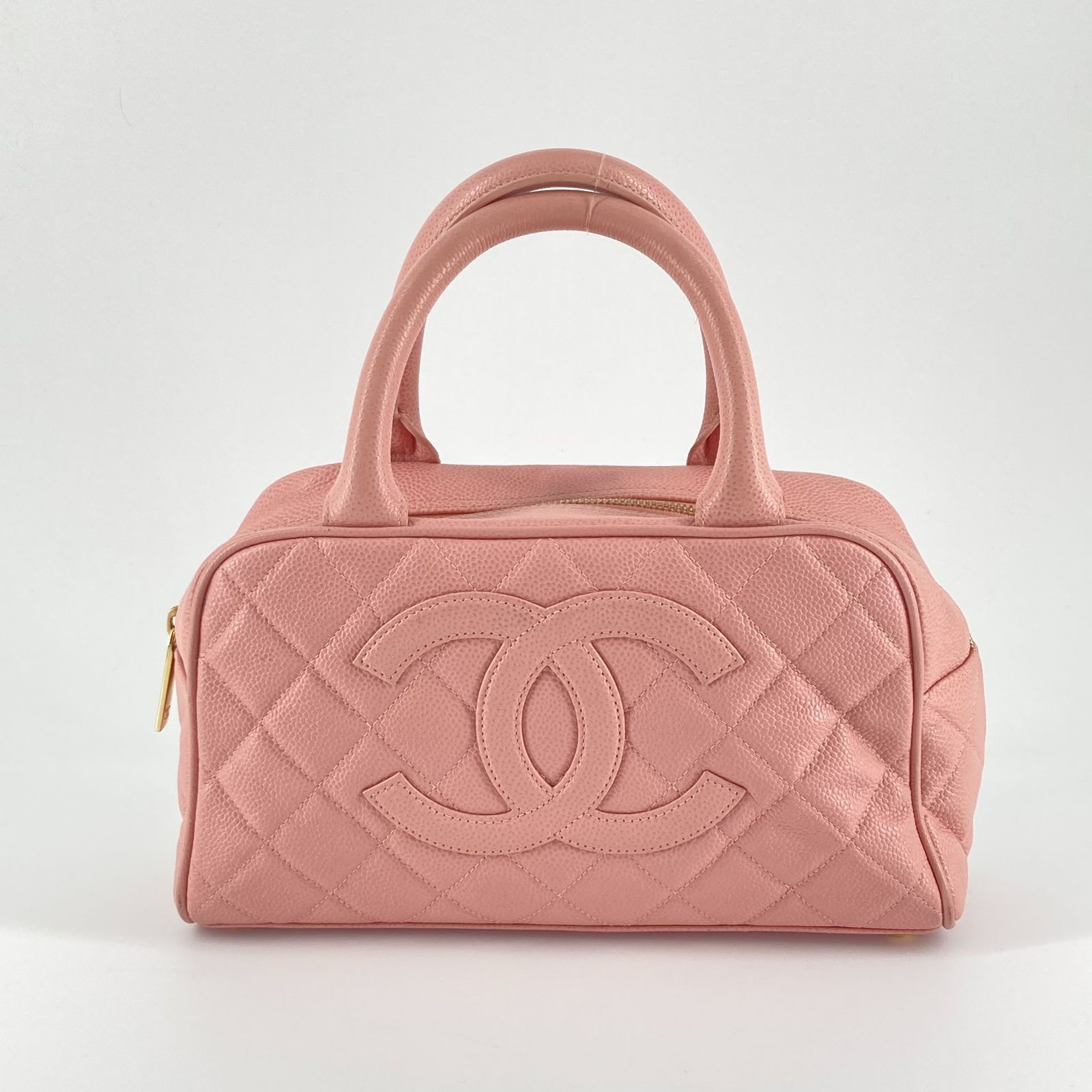 C (やや傷や汚れあり)】CHANEL（シャネル）キャビアスキン A20996 ミニ