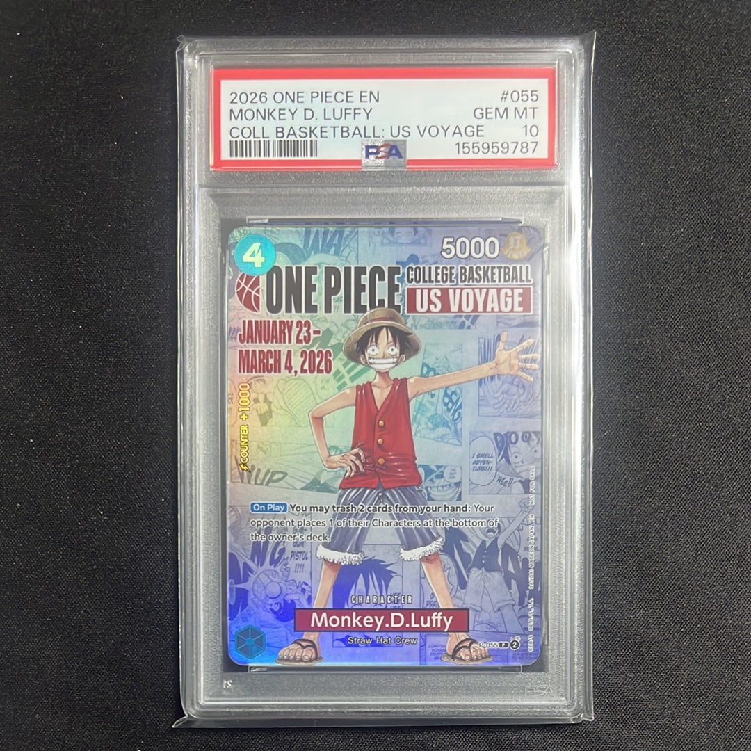 PSA10】モンキー・D・ルフィ：P (開封済) [P-055]【英語版