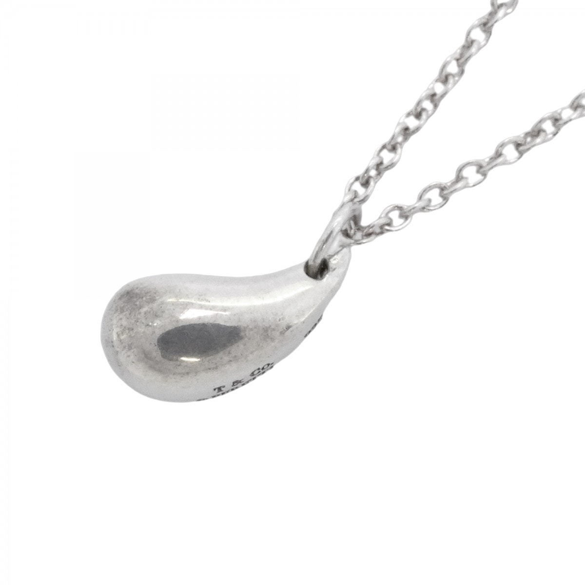 【6jdb0122-k】ティファニー ネックレス ティアドロップ シルバー925【中古】レディース