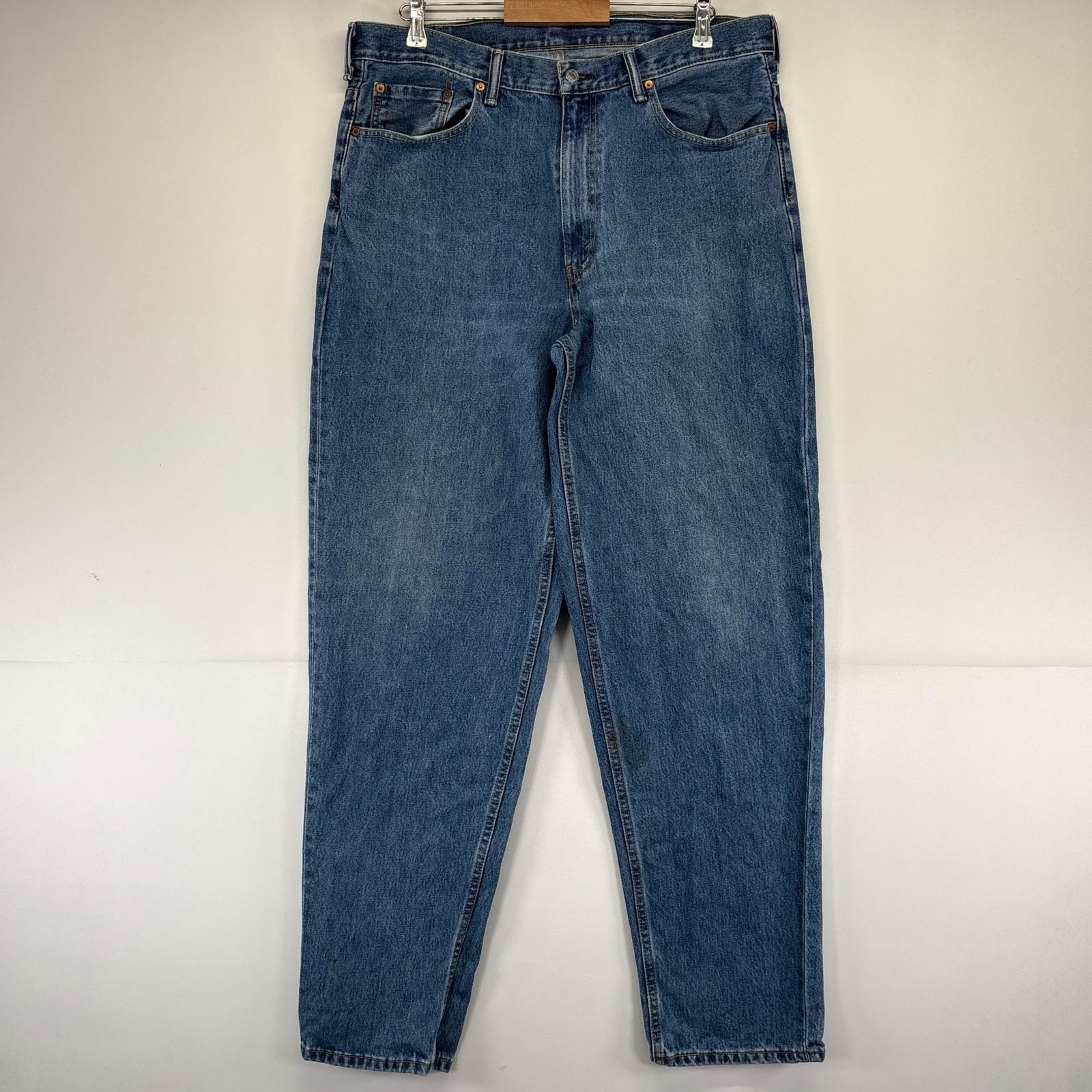 古着 リーバイス Levi's デニム パンツ 560 Gパン テーパード バギー ジーパン W38×L36  ブルー系 メンズ