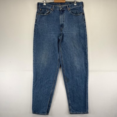 古着 リーバイス Levi's デニム パンツ 560 Gパン テーパード バギー ジーパン W38×L36 ブルー系 メンズ