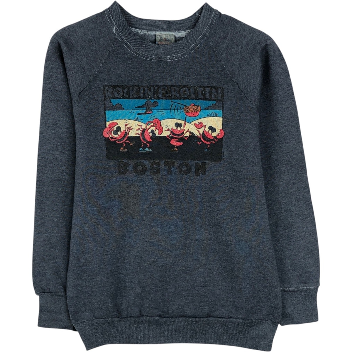 古着 90年代 フルーツオブザルーム FRUIT OF THE LOOM プリントスウェットシャツ トレーナー USA製 レディースS相当 ヴィンテージ/eaa645421