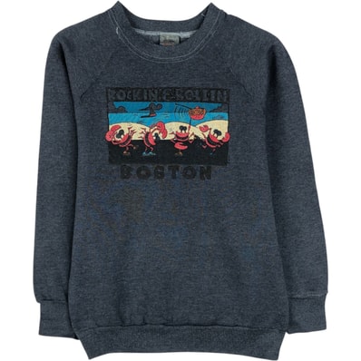 古着 90年代 フルーツオブザルーム FRUIT OF THE LOOM プリントスウェットシャツ トレーナー USA製 レディースS相当 ヴィンテージ/eaa645421