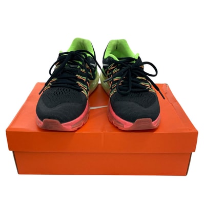 186001 現状品 NIKE ナイキ AIR MAX 2015 23.5cm ブラックマルチ レディース