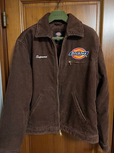 Supreme x Dickies Corduroy Work Jacket "Brown"