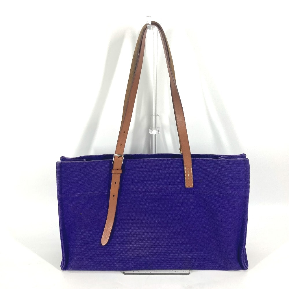 エルメス HERMES エトリヴィエール・エラン カバン ショルダーバッグ トートバッグ キャンバス パープル