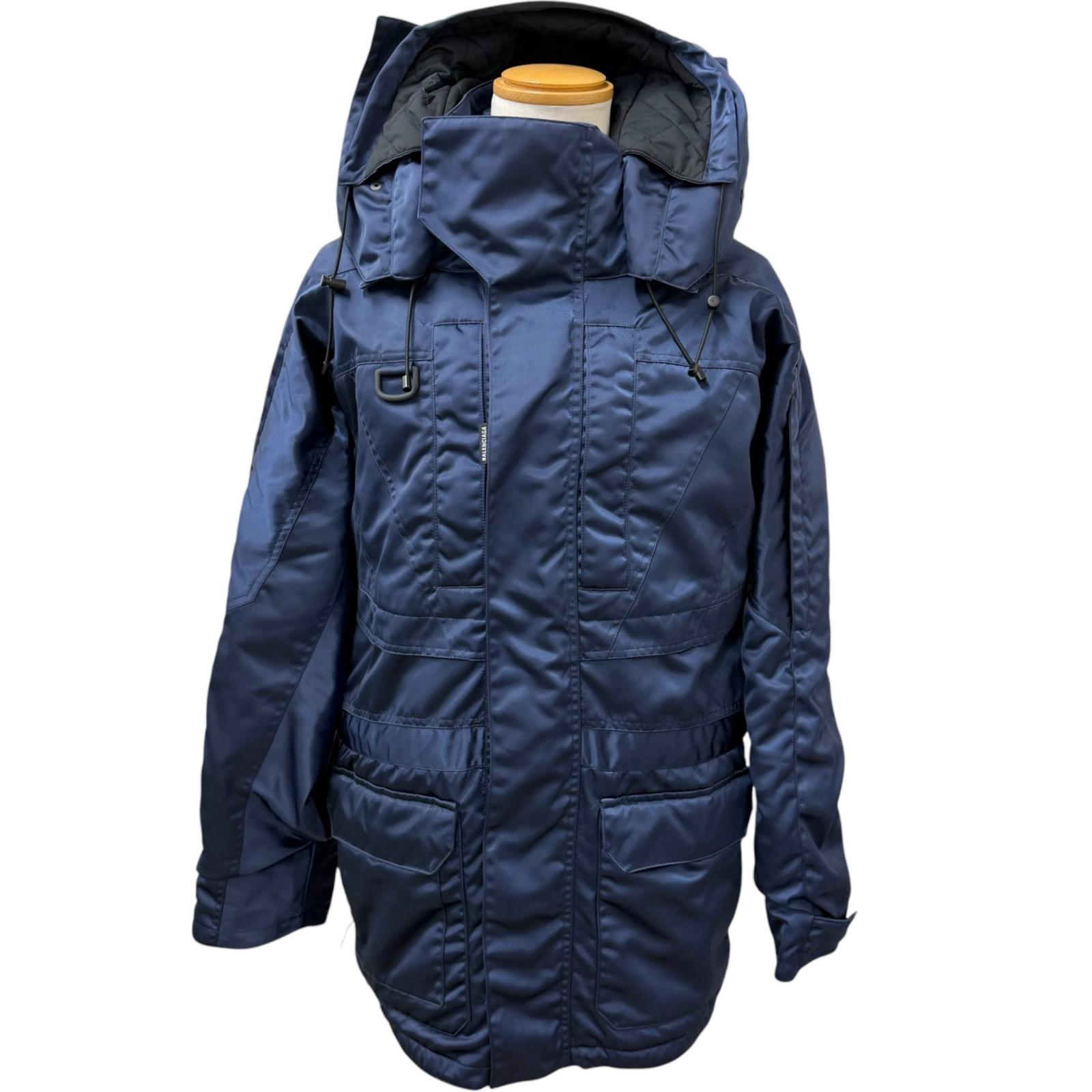 極美品 バレンシアガ Grape nylon oversize jacket