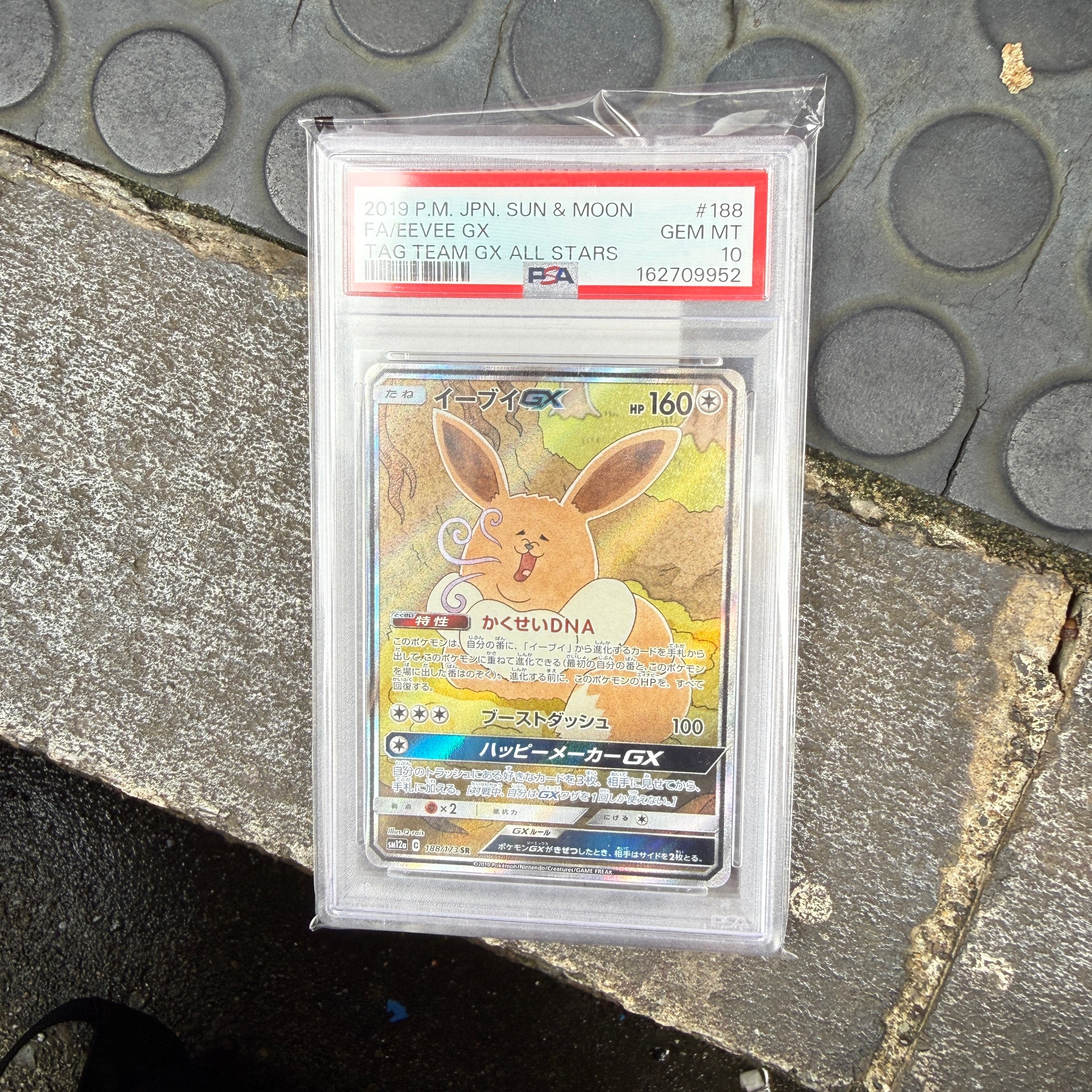 イーブイGX SR: SA[SM12a 188/173](ハイクラスパック「TAG TEAM GX タッグオールスターズ」)