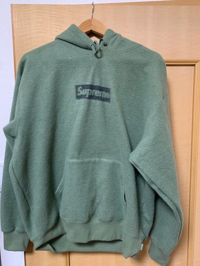 Supreme Inside Out Box Logo Hooded Sweatshirt "Light Olive"
