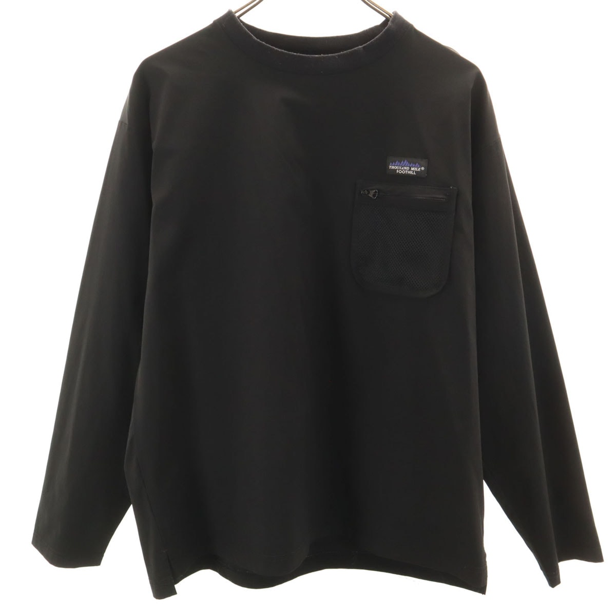 THOUSAND MILE サウザンドマイル 長袖 Tシャツ M ブラック ロンT ポケT