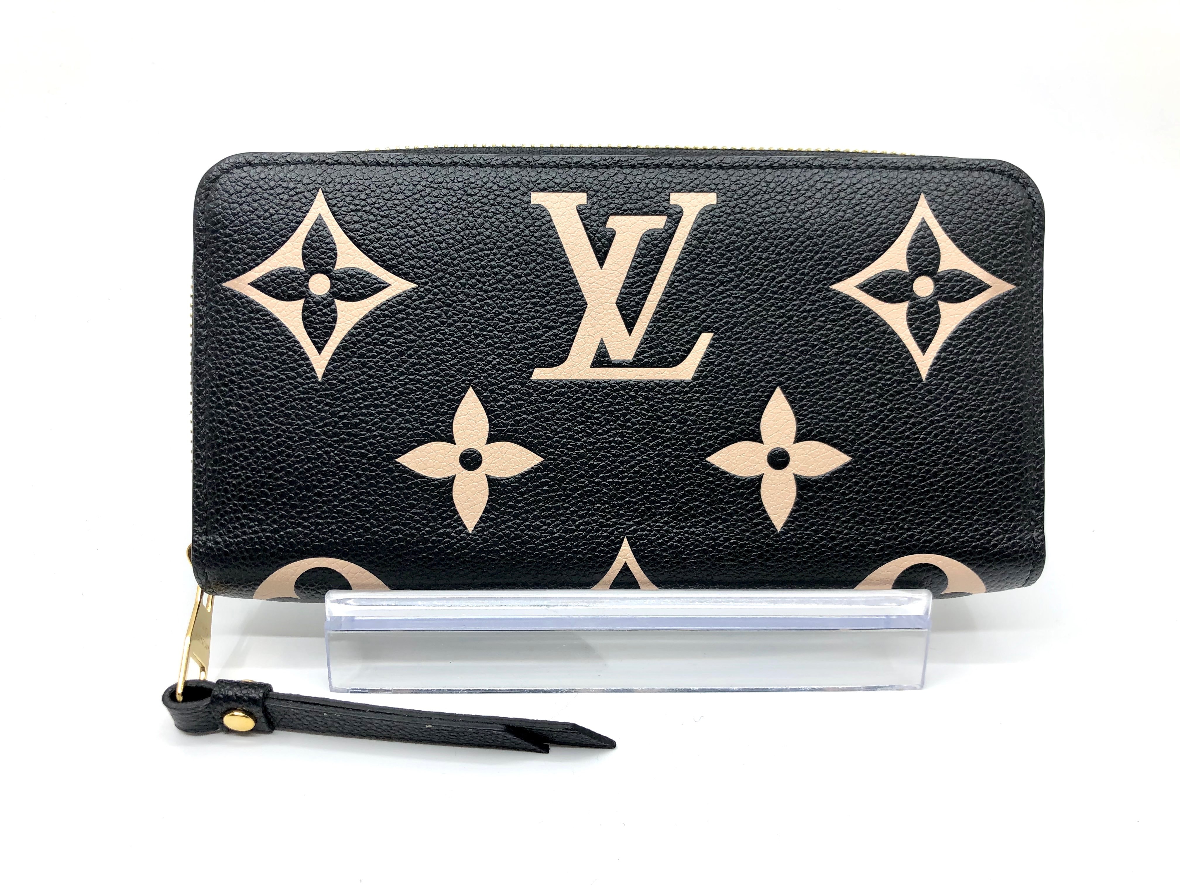 Louis Vuitton Monogram Emplant Zippy Wallet
